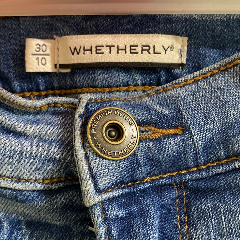 Whetherly Distressed‎ Straight Leg Denim Rise 11 Inseam 26 - Picture 6 of 8